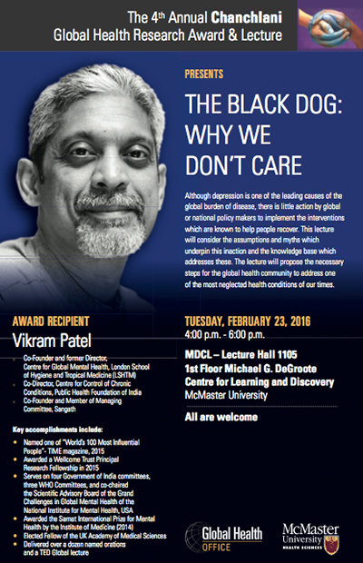 Dr. Vikram Patel's poster